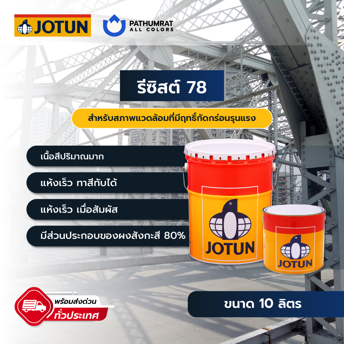 Incom78 รีซีสท์ 78 - Resist 78 - สีInorganicZinc