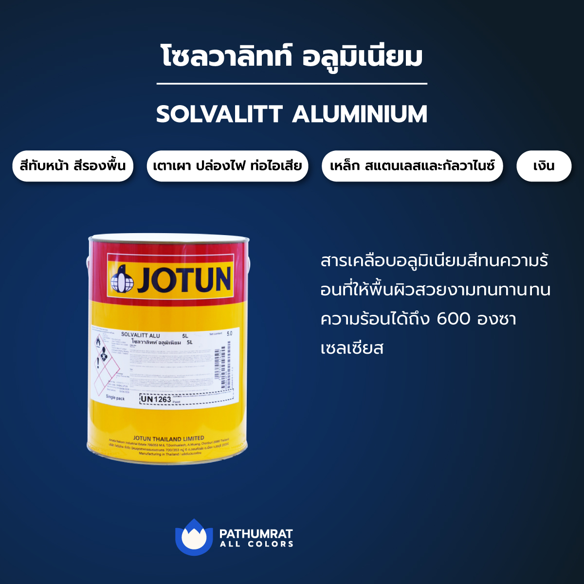 โซลวาลิทท์ อลูมิเนียม - SOLVALITT ALUMINIUM 3 โซลวาลิทท์ อลูมิเนียม - SOLVALITT ALUMINIUM - Image 3